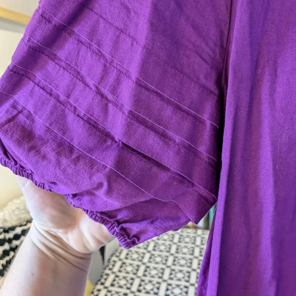 Gorgeous purple mini dress - Picture 3 of 7